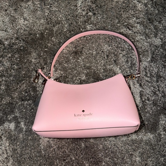 kate spade Handbags - kate spade Pink Leather Shoulder Bag with Gold Logo